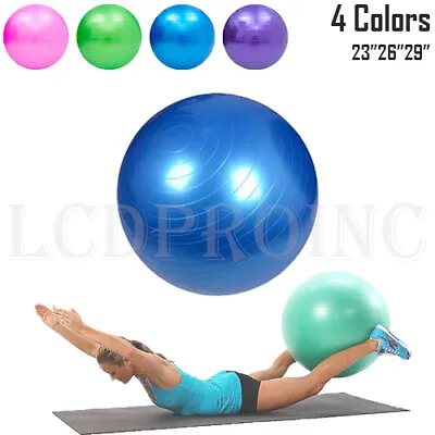 $13.45 • Buy 23  26  29  Yoga Ball Fitness Exercise Sports Workout Pilates Balance Training