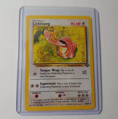 $3.95 • Buy Lickitung Jungle 38/64 Unlimited Uncommon Pokemon Card NM-Mint
