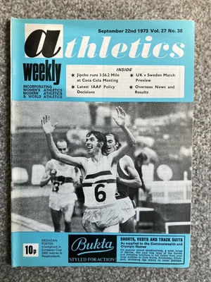 £6.99 • Buy ATHLETICS WEEKLY - 22 September 1973 - Jipcho; Euro Cup Finals