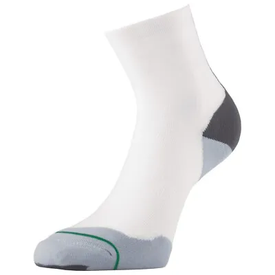 1000 Mile Fusion Socks Mens White In Size Large UK9-11.5 BRAND NEW   • £10