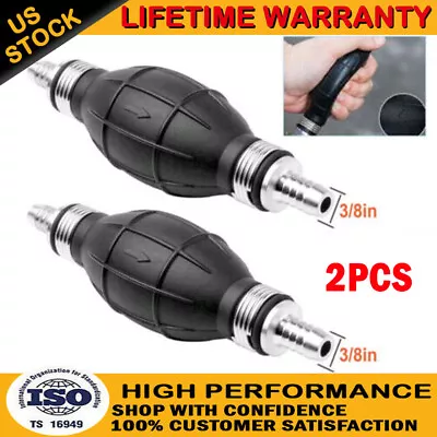 2pc 3/8'' Hand Primer Bulb Outboard Car Marine Boat Gas Fuel Line Pump All Fuels • $9.20