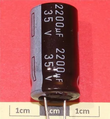 Samsung ST Radial Electrolytic Capacitor 2200µF 35V 105°C • £1.33