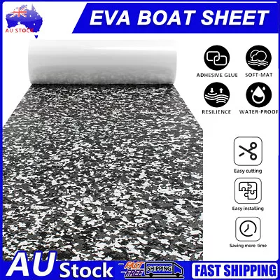 240×90cm Teak EVA Foam Boat Flooring Mat Sheet Decking Marine Yacht Carpet • $58.94