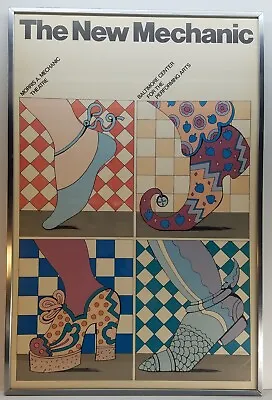 24 X 36 Milton Glaser Morris A. Mechanic Theater Framed Vintage Poster Print • $200