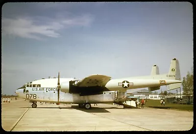 Vintage 35mm Generic Slide Of Continental Air Command C-119G 51-8078 In 1967 • $1.99