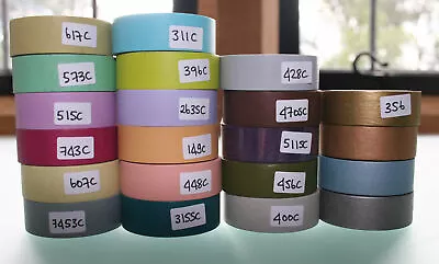 Washi Tape Colour 15mmx 10m+ Roll Decorative Sticky Paper Masking Tape Adhesive • £1.96