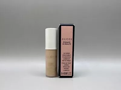 Gucci 24h Wear Breathable Foundation Lumnous Matte Finish  Fair Medium 220w  5ml • $14.99