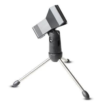 Universal Adjustable Desk Mic Stand Desktop Tabletop Table Top Short Microphone • £7.45