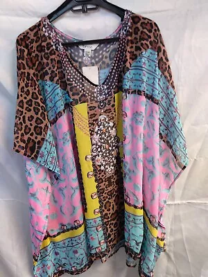 Beme Kaftan Multicoloured Women's Top Size S /M (size 18 -22) • $20