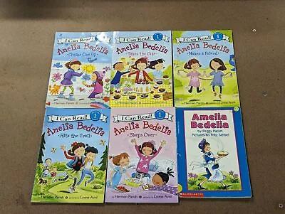 Lot Of 6 Amelia Bedelia I Can Read! Books By Peggy Parish Herman Parish Level 1 • $15.95