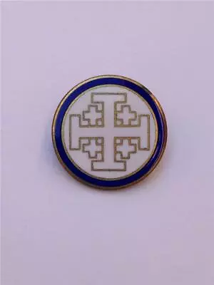 Vintage Methodist Episcopal Central Church Brooklyn N.Y. Goldtone & Enamel Pin • $12.95