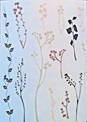 Wall Art Winter Garden Peel And Stick Brown Taupe Elegant Decor Easy Up • $9.99