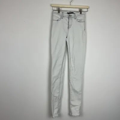 J Brand Woman’s Maria Frostbite White Skinny Jeans Size 24 • $19