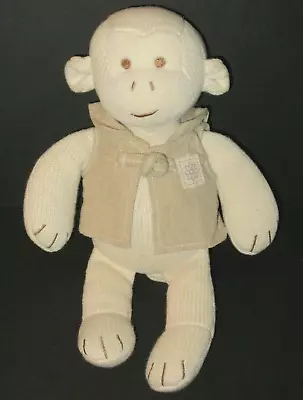 Miyim Monkey Simply Organic Cotton Knit Plush Stuffed Animal Baby Toy 2008 • $17.09