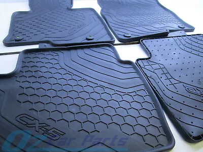 Genuine Heavy Duty Rubber Floor Mat Set For Cx5 Mazda Kf 2017/2022 New X4 • $245