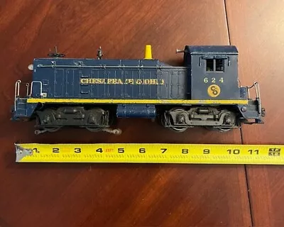 Train Car Rolling Stock O Gauge Lionel Freight Chesapeake & Ohio C&o Boxcar 624 • $25