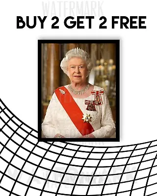 HM Queen Elizabeth Poster - Platinum Jubilee Prints - A4 - Wall Art • £5.99