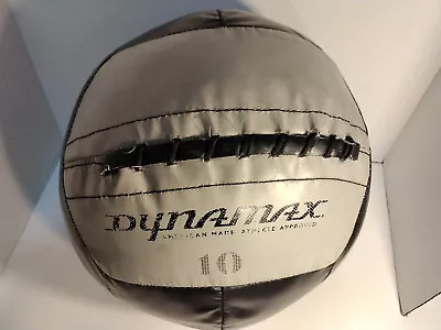 Dynamax Fitness Medicine Ball Black And Gray 10 Lbs. Pounds • $70