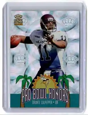 2002 Pacific Crown Royale Pro Bowl Honors Daunte Culpepper Minnesota Vikings #9 • $1.99