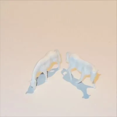 Matchbox Lesney King Size K 18 A Pair Of White Plastic Horses • $9.78