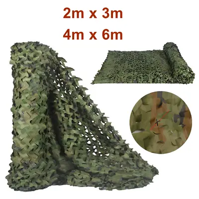 £7.99 • Buy 6m Camouflage Net Camo Netting Camping Shooting Hunting Army Hide Woodland Cover