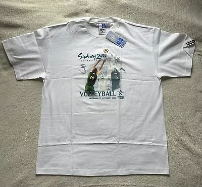 Deadstock Vintage 2000 Sydney Olympics Volleyball Promo Tee Shirt • $15