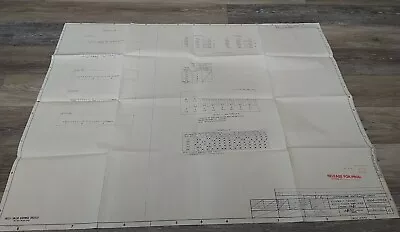 Disney WED Enterprises 1982 EPCOT COMMUNICORE Audio Blueprint Document #2 Prop • $149.95