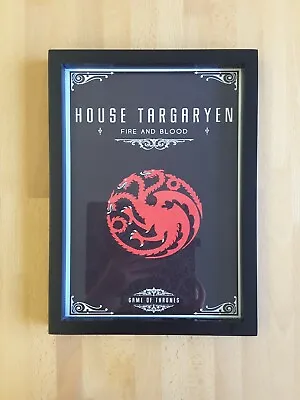 Game Of Thrones Framed A4 Poster House Targaryen • £9.99