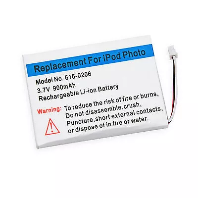 £12.76 • Buy IPod 4th Gen Photo OEM Original Replacement Battery 750mAh 616-0206 20GB 40GB