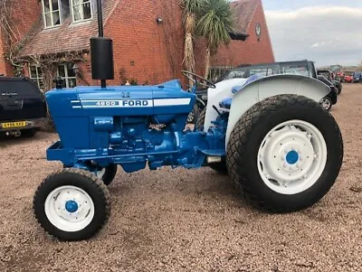 Ford  Tractor 4600 60 Hp   Pto Small Holding  Massey John Deere  Case Topper • £7995