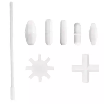 8Pack Magnetic Stirrer Bars Mixer 7 Shapes PTFE Stiring Rod + Magnetic Retriever • $20.95