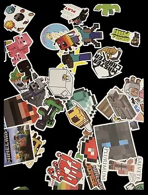 Set Of 100 Minecraft Theme Sticker Decals Various • $9.99