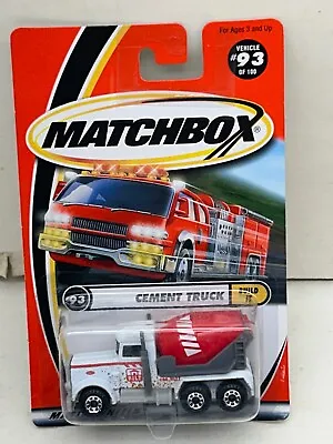 2000 Matchbox Superfast #93 Peterbilt Cement Mixer Truck New On Card • $9.99