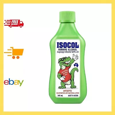 Buy Isocol Rubbing Alcohol 345ml: Multi-Purpose Antiseptic Solution • $15.99