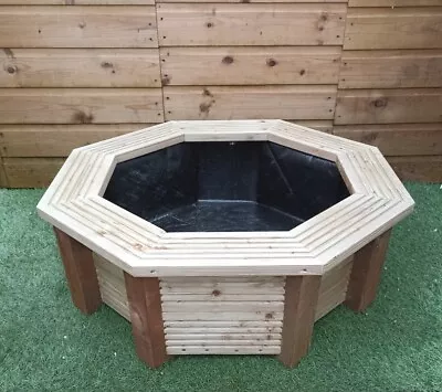 Kate's Custom Small Octagonal Pond With Seat Top In Grey Assembled & ReadyToUse • £154