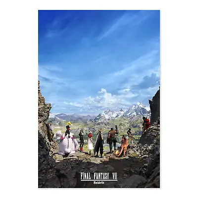 Final Fantasy 7 (VII) Rebirth Key Art Poster | A New Beginning | High Quality • $25.49