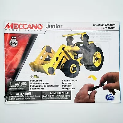 MECCANO JUNIOR TRUCKIN TRACTOR - Manual Only • £1.89