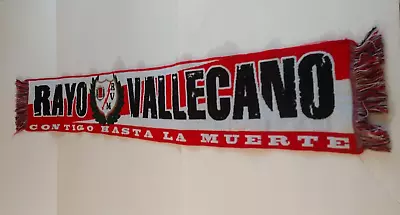 Madrid Vallecano Team Football Scarf  Contigo Hasta La Muerte  • $14.99