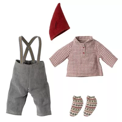 Maileg Medium Mouse Christmas Clothes With Pants • $42.99