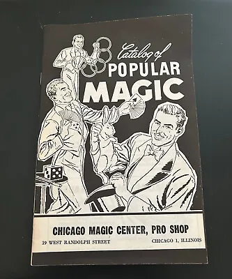 Vintage Catalog Of Popular Magic Chicago Magic Center Pro Shop- Great Condition • $8.75