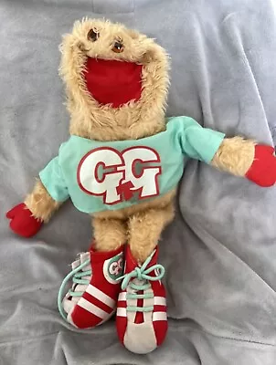 ORIGINAL VINTAGE 1980s GORDON THE GOPHER PLUSH SOFT TOY HAND PUPPET & OUTFIT. VG • £7.99