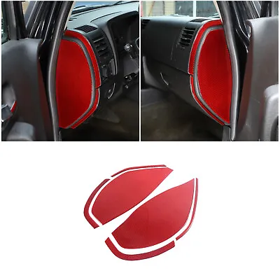 Red Carbon Car Dashboard Door Anti-Collision Buffer Pad For Hummer H3 2005-2009 • $89.99