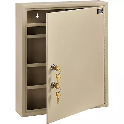 Medical Security Cabinet With Double Key Locks 14 W X 3-1/8 D X 17-1/8 H Beige • $158.19