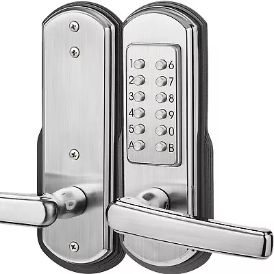 Elemake Right Handed Keyless Door Lock Mechanical Keypad Door Lock With Handle • $59.99