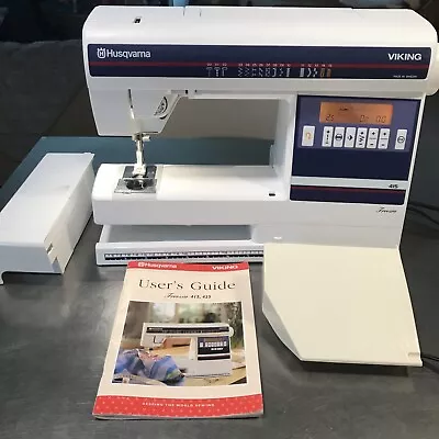 Husqvarna Viking Freesia 415 Sewing Machine+Foot Pedal + Manual • $55