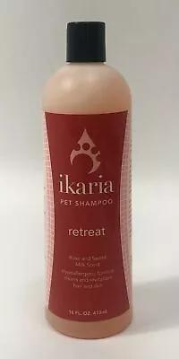 $17.20 • Buy Ikaria Pet Rose And Sweet Milk Scent Hypoallergenic Shampoo Retreat 16 Oz
