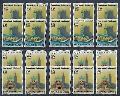 LR51375 Morocco 2001 Mosques Monuments Fine Lot MNH • $0.99