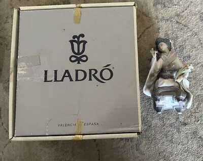 Lladro #01450 Figurine Geisha Girl Figurine  KIYOKO  RETIRED! Original Box! • $175