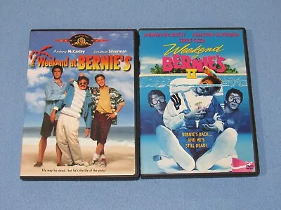$19.99 • Buy 2 DVD Lot: WEEKEND AT BERNIE'S & WEEKEND AT BERNIE'S II **Rare, OOP!** 1, Sequel