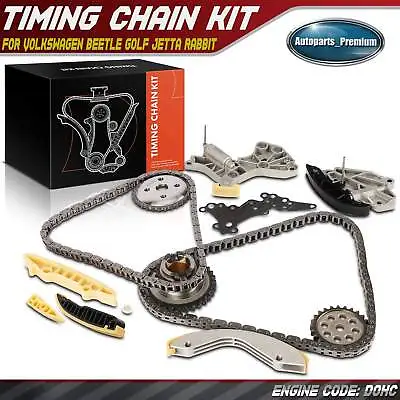 13x Engine Timing Chain Kit For Volkswagen Beetle Golf Jetta Passat Rabbit 2.5L • $169.99